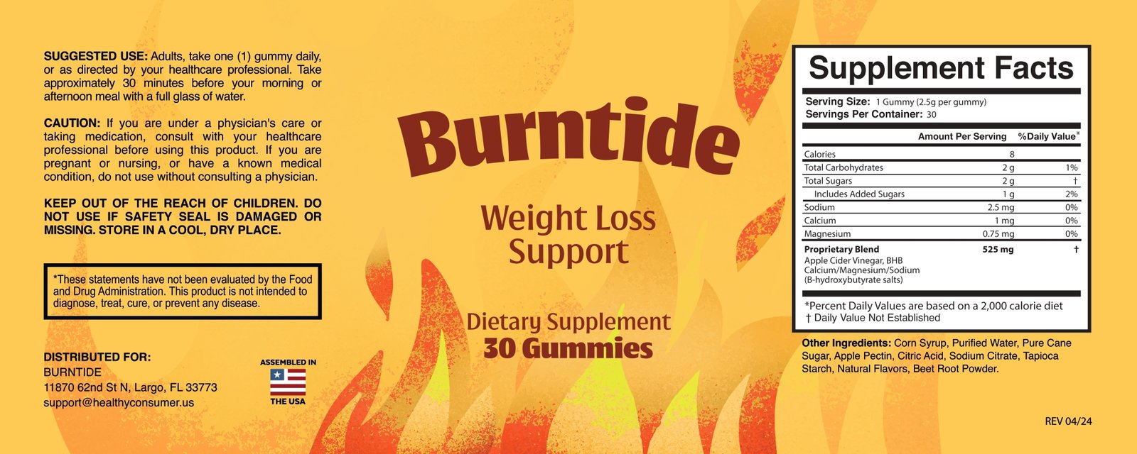 BurnTide label